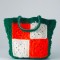Sac vert en crochet artisanal